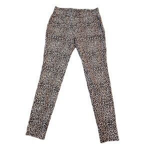 Michael Kors animal print leopard stretchy leggings S